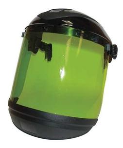 Sellstrom 31201 ArcFlash Black Crown/Chin Guard and Polycarb