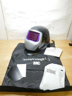 Black/Silver Auto Darkening Welding Helmet, 06-0100-30SW, 3M