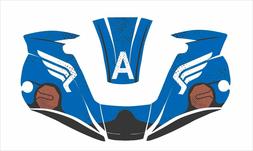 Decal Sticker Welder Captain America