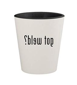 got weld? - Ceramic White Outer & Black Inner 1.5oz Shot Gla