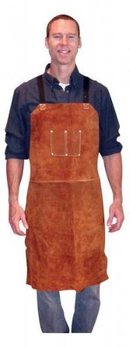 Leather Welding Apron Heat Flame Resistant Heavy Duty Work A