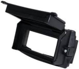 Sellstrom S27300 2" x 4 1/4" Lift Front Retainer, Black