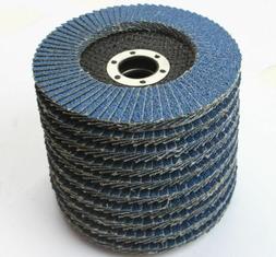 US SET OF 10 PREMIUM ZIRCONIA FLAP DISC SANDING GRINDING 4-1